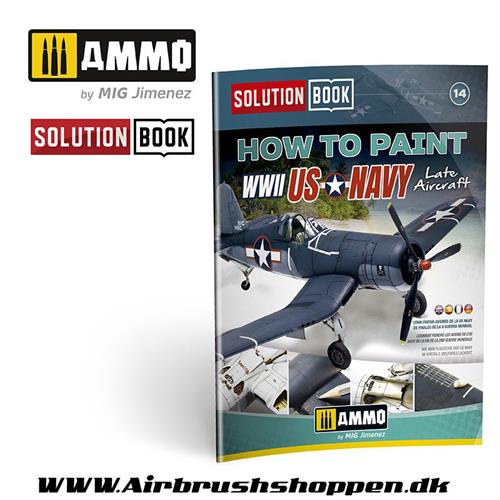 AMIG 6523 How to Paint WWII US Navy Late Aircraft SOLUTION BOOK